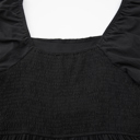  Malaysia Ruched Puff Sleeve Romper