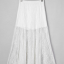  Maliyah Lace Flowy Maxi Skirt