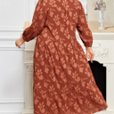  Mallory 4 Sleeve Long PLUS Dress