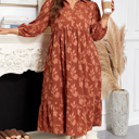  Mallory 4 Sleeve Long PLUS Dress