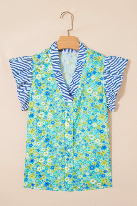 Mara Flutter Sleeve Blouse
