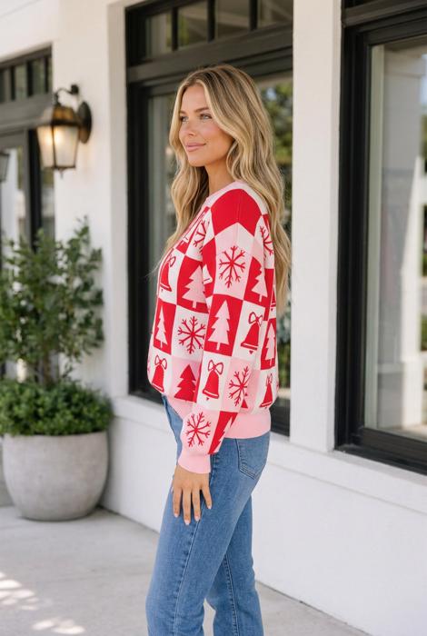 Marcelah Tunic Knitwear Sweater Long Sleeve Top