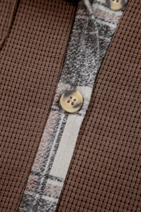 Marceline Down Drawstring Hooded Shacket