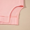  Marci Patchwork Raw Detail Long Sleeve Top