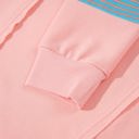  Marci Patchwork Raw Detail Long Sleeve Top