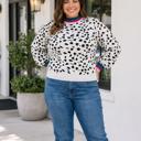  Marcos Sleeve Tunic Sweater Long Sleeve PLUS Top