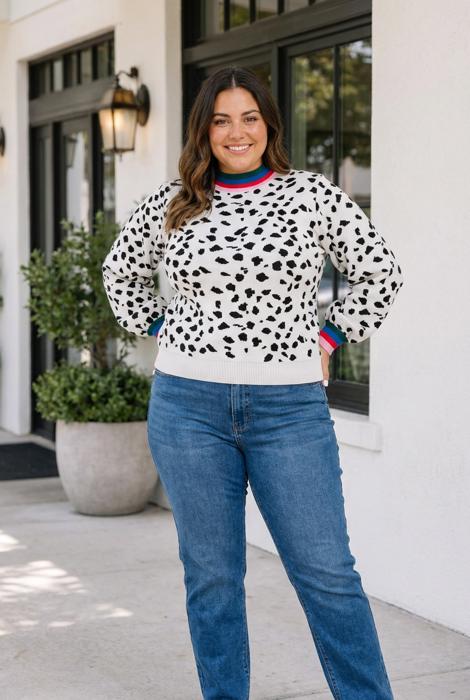 Marcos Sleeve Tunic Sweater Long Sleeve PLUS Top