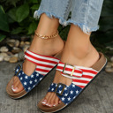  Maren Hollowed Faux Suede Slippers