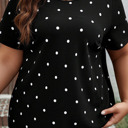  Margaret Dotted Casual PLUS Top