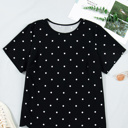  Margaret Dotted Casual PLUS Top