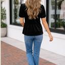  Margaux Silhouette Short Sleeve Blouse