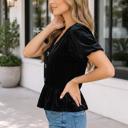  Margaux Silhouette Short Sleeve Blouse