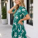 Green Small Maria Floral Mini Dress