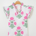  Mariah Detail Short Sleeve Blouse