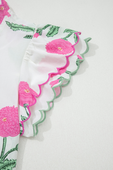 Mariah Detail Short Sleeve Blouse