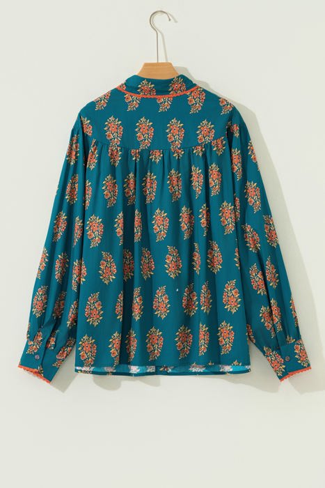 Mariah Pleated Loose PLUS Shirt