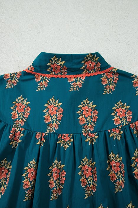 Mariah Pleated Loose PLUS Shirt