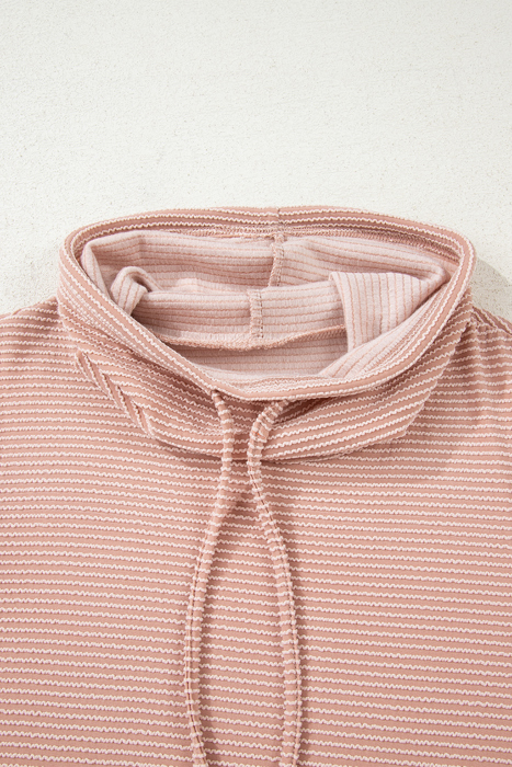Mariam Drawstring Cowl Knit Top