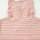  Mariam Drawstring Cowl Knit Top