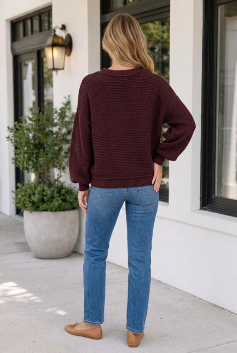 Mariam Knit Loose Pullover Sweater