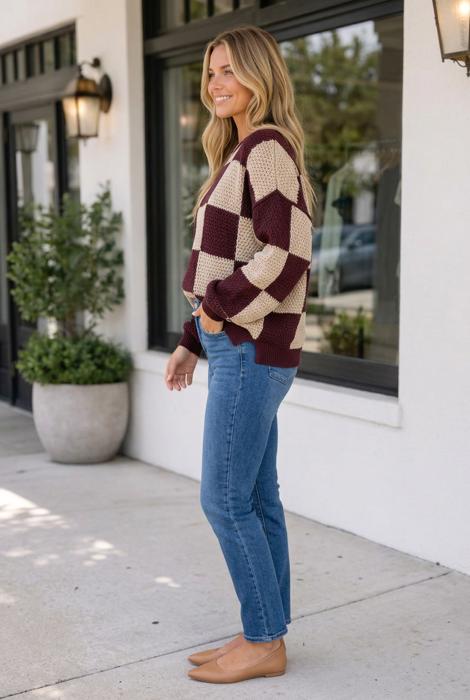 Mariam Knit Loose Pullover Sweater