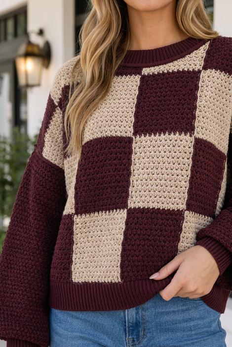 Mariam Knit Loose Pullover Sweater
