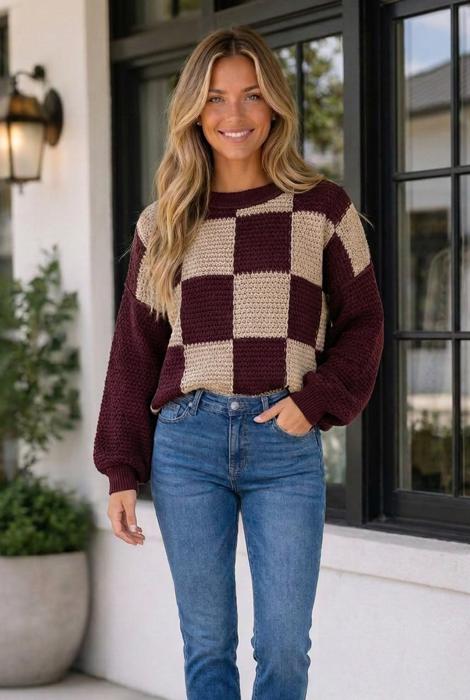 Mariam Knit Loose Pullover Sweater