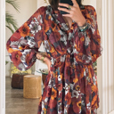  Marianna Sleeve Flowy Mini Dress