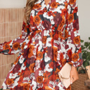  Marianna Sleeve Flowy Mini Dress