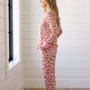  Marina Dot Trim Lapel PJ Set