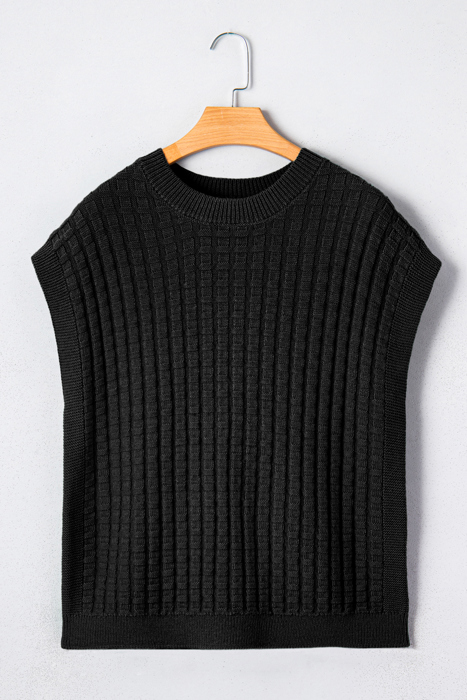 Marina Textured Short Sleeve Sweater