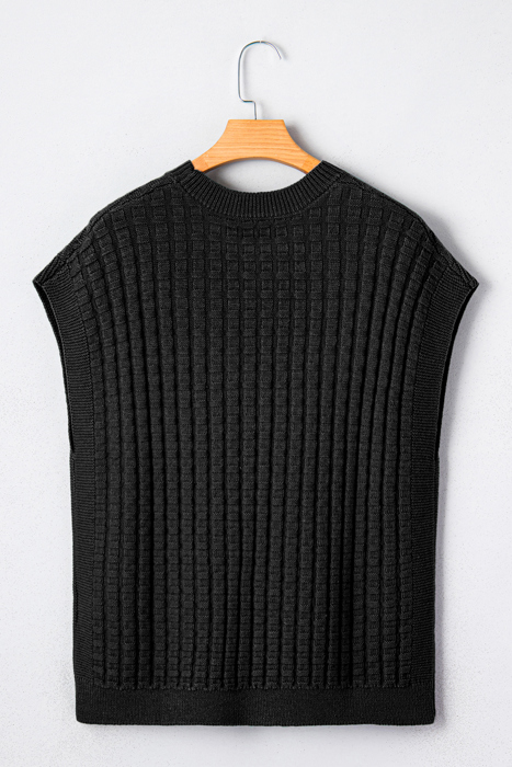 Marina Textured Short Sleeve Sweater