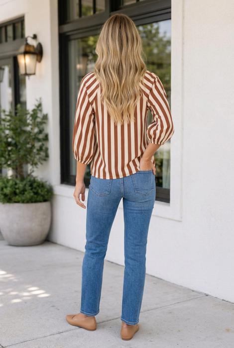 Marissa Half Sleeve Casual Blouse