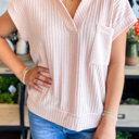  Marley Light Collared Ribbed Tee