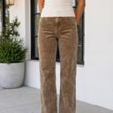 Camel Small Marley Metal Zip Up Pants
