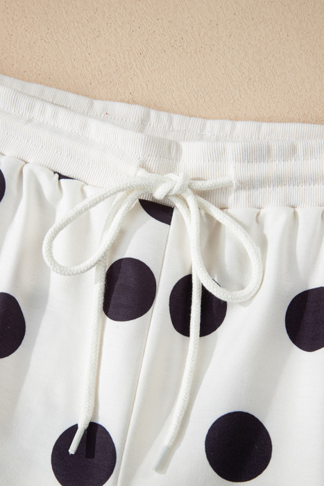 Marley Shoulder Pullover Drawstring Shorts Set