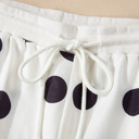  Marley Shoulder Pullover Drawstring Shorts Set
