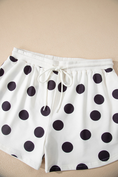 Marley Shoulder Pullover Drawstring Shorts Set