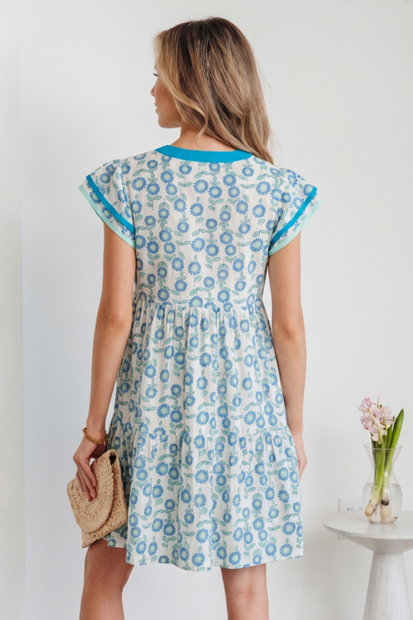 Marlowe Flutter Sleeve Mini Dress