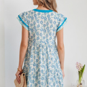  Marlowe Flutter Sleeve Mini Dress