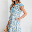  Marlowe Flutter Sleeve Mini Dress