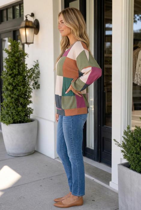 Martina Loose Top Long Sleeve Top