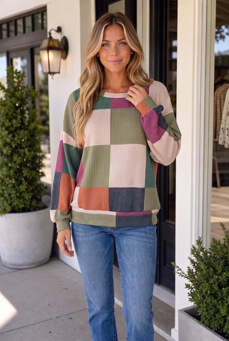 Martina Loose Top Long Sleeve Top