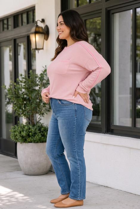 Mary Chest Knit PLUS Top
