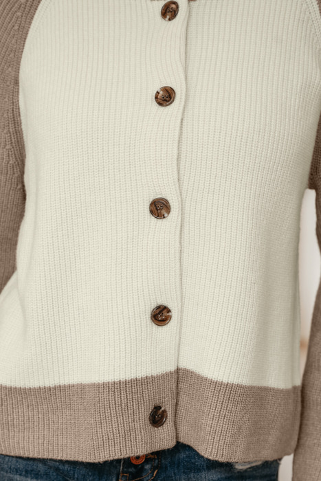 Maryam Ribbed Knit Down Sweater