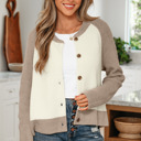 White XL Maryam Ribbed Knit Down Sweater
