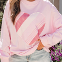 Matilda Sweetheart Patchwork Oversize Sweatshirt