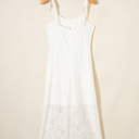 Maxine Lace Overlay Long Dress