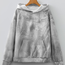  Maya Print Oversized Sporty Hoodie