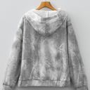  Maya Print Oversized Sporty Hoodie